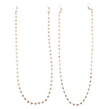 unbranded 2 Pcs Glasses Chain Sparkly Spectacle Strings Heart Hanging 's