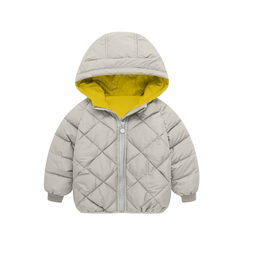 Μπουφάν Puffer για νήπια Αγόρια Χειμερινά παλτά από φλις, Επενδεδυμένο παλτό, Χοντρό