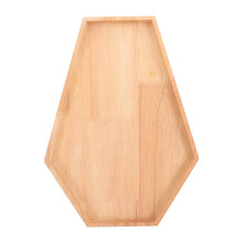 Sargförmiges Serviertablett aus Holz