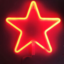 Neonreklám, fali neonreklám LED neon éjszakai lámpa USB elemmel működő LED neonfény hálószoba dekoráció