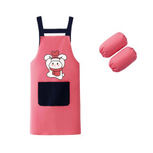 Kids' sleeveless art smock watermelon red 10–15 years