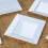 10 Pieces 6" White Plastic Square Plates Disposable Party Tableware 1