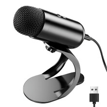 USB-kondensaattorimikrofoni työpöytäkäyttöön, 1 pakkaus