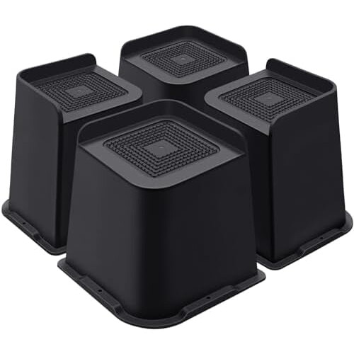Elevadores de cama de 15 cm (6 polegadas) para serviço pesado, elevadores de móveis para cama, escrivaninha, mesa, sofá, elevadores de cama