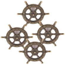 Ensemble de 4 boutons de commode multicolores de style vintage pour poignées de placard et de tiroir
