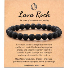 Pulseira de Citrino, Pulseira para Presentear Mulheres e Mães, Pulseira de Pedra Natural para Homens e Mulheres