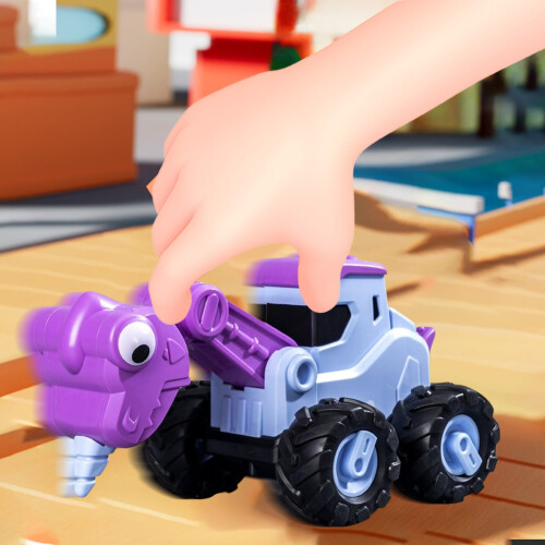 Dinosaur Gravemaskine Legetøjsbil – Press & Go Educational