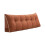 Almohada triangular de terciopelo para cabecero Twin XL 1