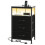 Fabric Nightstand with Charging Station and Adjustable 1