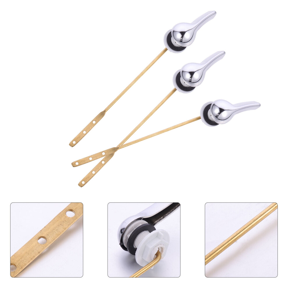 Toilet Tank Flusher Handle Replacement Set, 3 Pieces For Quick And Easy Toilet Repair And Maintenance 9423501687647