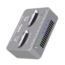 Tuplapaikkainen telakointiasema NVME SSD Clone USB3.2Type C -kiintolevyjen lukija M.2NVME ulkoinen kiintolevykotelo M.2SSD:lle