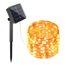 4 Pack 22/32M Solar Led Fairy Light Outdoor Festoon Led Waterproof Garland String Lights Christmas Party Garden Solar Lamp Decor,Bright Beads