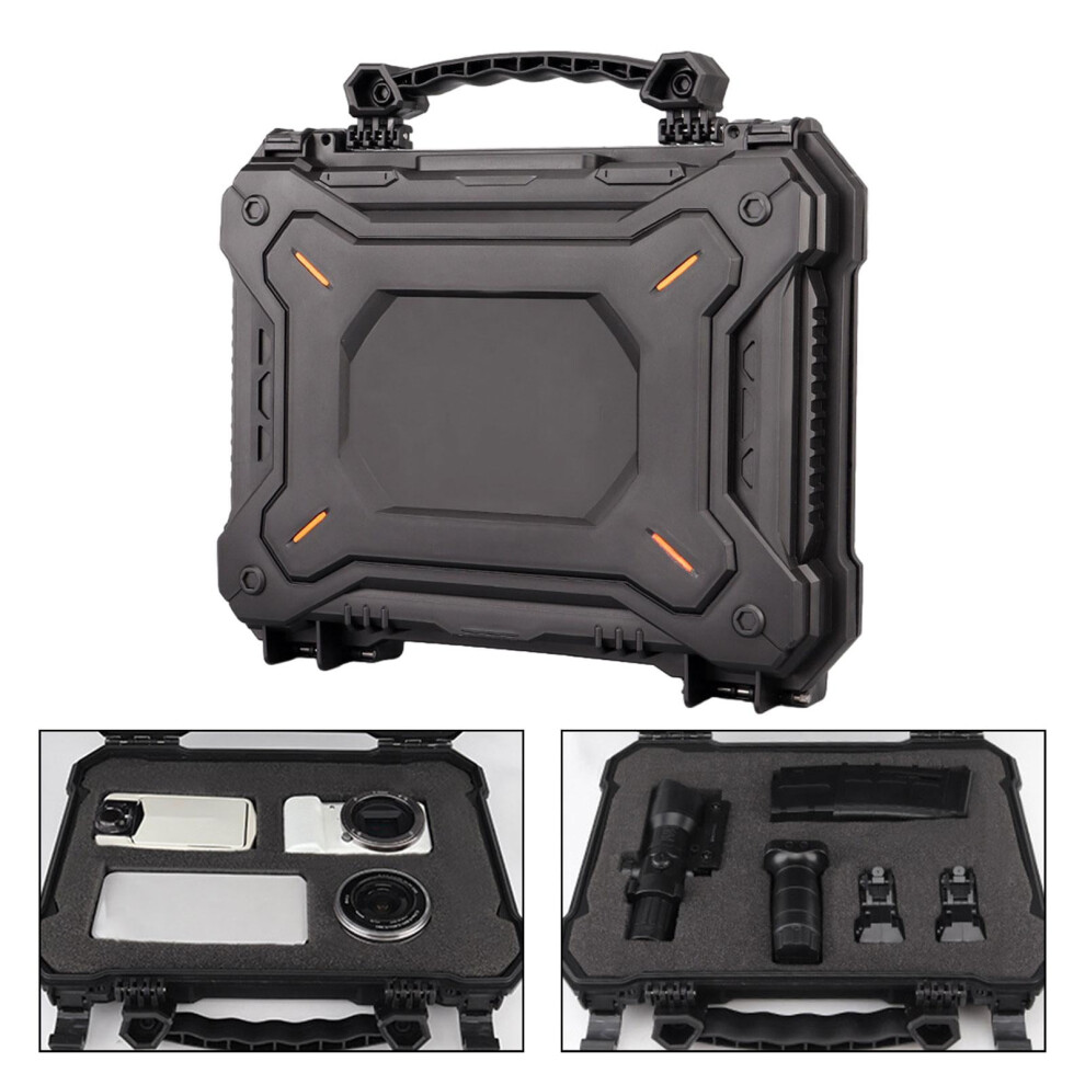 Hard Case Hand Tool Case Electronic Organizer Case Foam Interior Multipurpose Tool Storage Box Hard Carrying Case For Camera 9159805706523