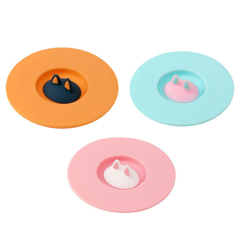 9Pièces Couvercles Silicone Inoxydable Résistants Chaleur Assortis 1