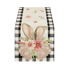 Paaslinnen tafelloper 72x13 inch, warmte-isolerend