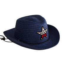 Ociviesr Summer Sun Straw 6 Colours Beach Girls Boys Kids Western Cowboy Hat 2 To 6Y Hat Winter Dinosaur Hat for Toddler Boys