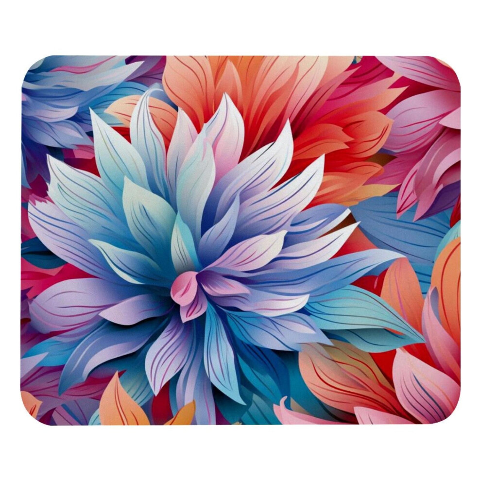 Flower Petal Mouse Pad Rubber Base 20X18cm 9402001670649