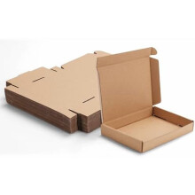 7x5x1 Inches Shipping Boxes Pack of 25, Small Corrugated Cardboard Box for Mailing Mailer Packing, Brown