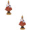 2Pièces Figurines Enfant Résine Colorées Décoration Table 6