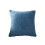Blue Leaf Corduroy Throw Pillow 18" x 18" Soft Plush Rustic 1