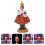 2Pièces Figurines Enfant Résine Colorées Décoration Table 8