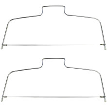 OUNONA 2 PCS Wire Cake Divider Scraper Lightweight Slicer