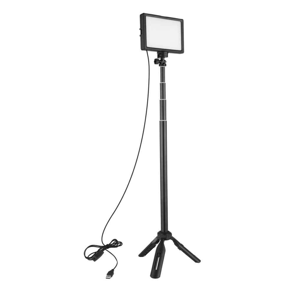 Dimmable Usb Led Photography Lamp, 120Pcs Beads, 3200K-5500K, 14-Level Adjustable Stand, 58" Light/White 9028731283531