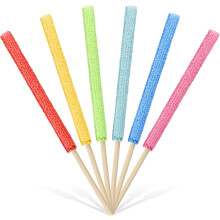 6-Piece Microfiber Detail Duster Sticks, Mini Crevice Cleaner for Car Vents, Fans & Tight Spaces