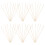 200Pièces Bâtonnets En Bambou Beige Pour DIY Décorations 3
