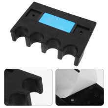 1Pcs Black Rubber Display Cue Holder for Billiard Enthusiasts Home and Club Use