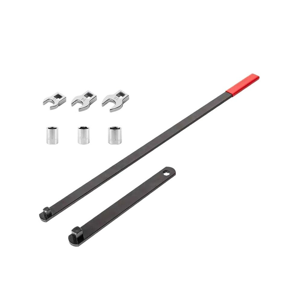 8Pcs Auto Engine Idler Pulley Adjustment Wrench Belt Lengthened Socket Wrench For Workshop Repair Tools 6034203223083
