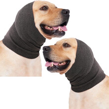 2Pcs Dog Calming Hoodie with Ear Cover – Noise Protection, Anxiety Relief & Grooming Aid, Compatible with Small/Medium Dogs