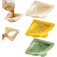 Panier égouttoir magnétique triangulaire pour évier
