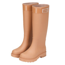 Rain Boots Women Waterproof Non- Casual Shoes Long Rain Boots Wide Calf For Gardening Outdoor Work And Everyday Wear Rain Boots Khaki