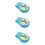 3Pièces Clip Chapeau De Golf Silicone Portable 9