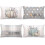 Herfstkussenhoezen 12x20 inch, set van 4 1