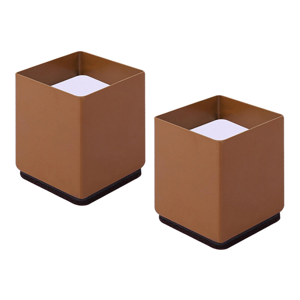 Bed Table Riser Elevator Sofa Furniture Elevator Elevators For Beds,, Tables - Square 6X5cm Brown 9423501694133