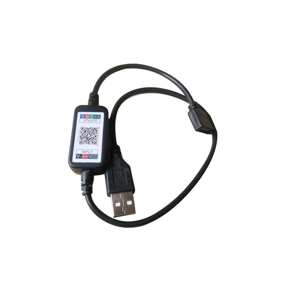 2Pcs For Led Strip Light Rgb Dimmer Dc5-24V Phone App -Compatible Usb Cable Controller For Led Strip Light 4713187251849