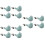 12Pcs Green Iron Tablecloth Clips Bird Design for Secure Use At Events 7