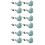 12Pcs Green Iron Tablecloth Clips Bird Design for Secure Use At Events 8
