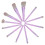Σετ πινέλων μακιγιάζ ταξιδιού OUNONA Purple 1