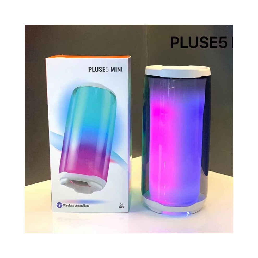 Pluse5 Mini Bluetooth Speaker With Led Lights, Tws Pairing, Deep Bass & Tf Card Support Â Compatible With All Devices 9423501694850