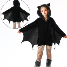 Bat Avenue Mädchen-Strampler Jumpsuit Halloween-Outfit für Kinderpartys