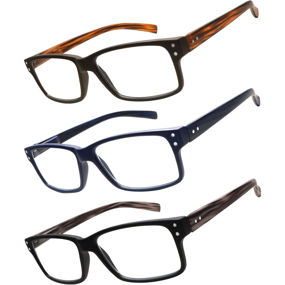 Blue/Light Reading Glasses Men/Women, Readers For Men/Women,Computer Eye Glasses,Lightweight Eyeglasses
