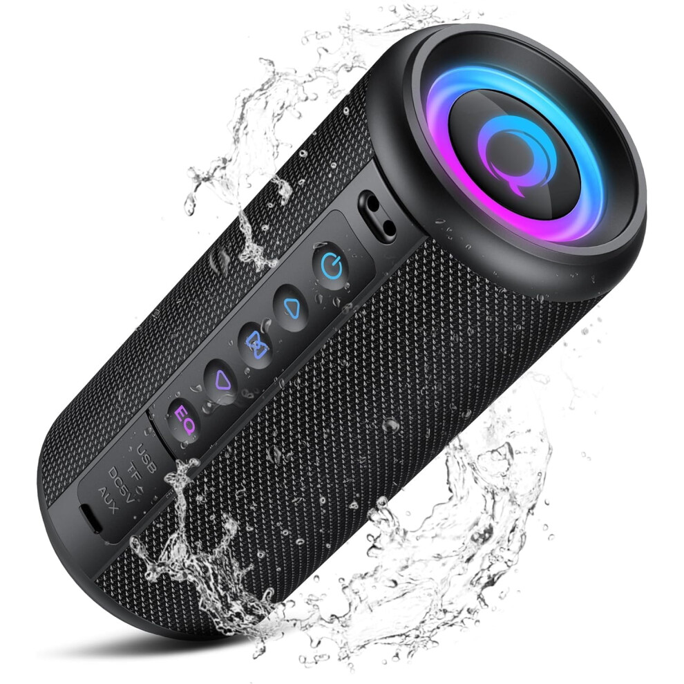 Portable Bluetooth 5.4 Speaker, 20W Hd Stereo, 20H Playtime, Ip7, Led, Tws, Mic — Compatible With All Devices 9423501694867
