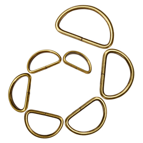 40Pièces Boucles D Dorées Robustes Pour Accessoires Travaux DIY 2