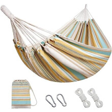 Brazilian Double Hammock – Nylon Rope, 350 lb Capacity