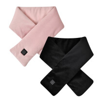 2Pc Heated Scarf for Women/Men Smart Usb Charging Battery Neck Warm Arthritis In Winter Scarves for Christmas Gift