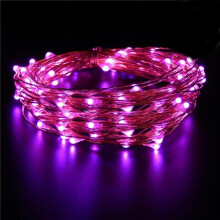 BalsaCircle7.5feet Fuchsia20LED Girlanda ze światełkami choinkowymi, stroiki weselne i imprezowe, tło