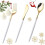 Set di posate in plastica rosa e oro, 60 pezzi 1